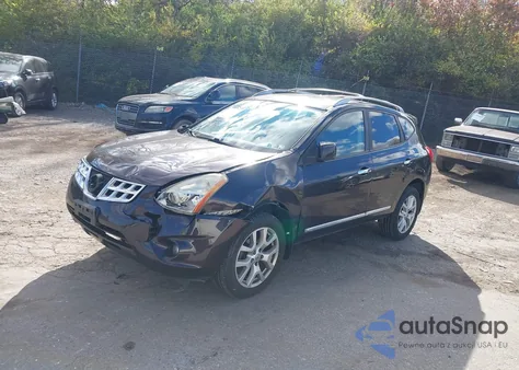 2012 Nissan Rogue Sv W/Sl Pkg из США, поврежденный, VIN JN8AS5MV0CW395658